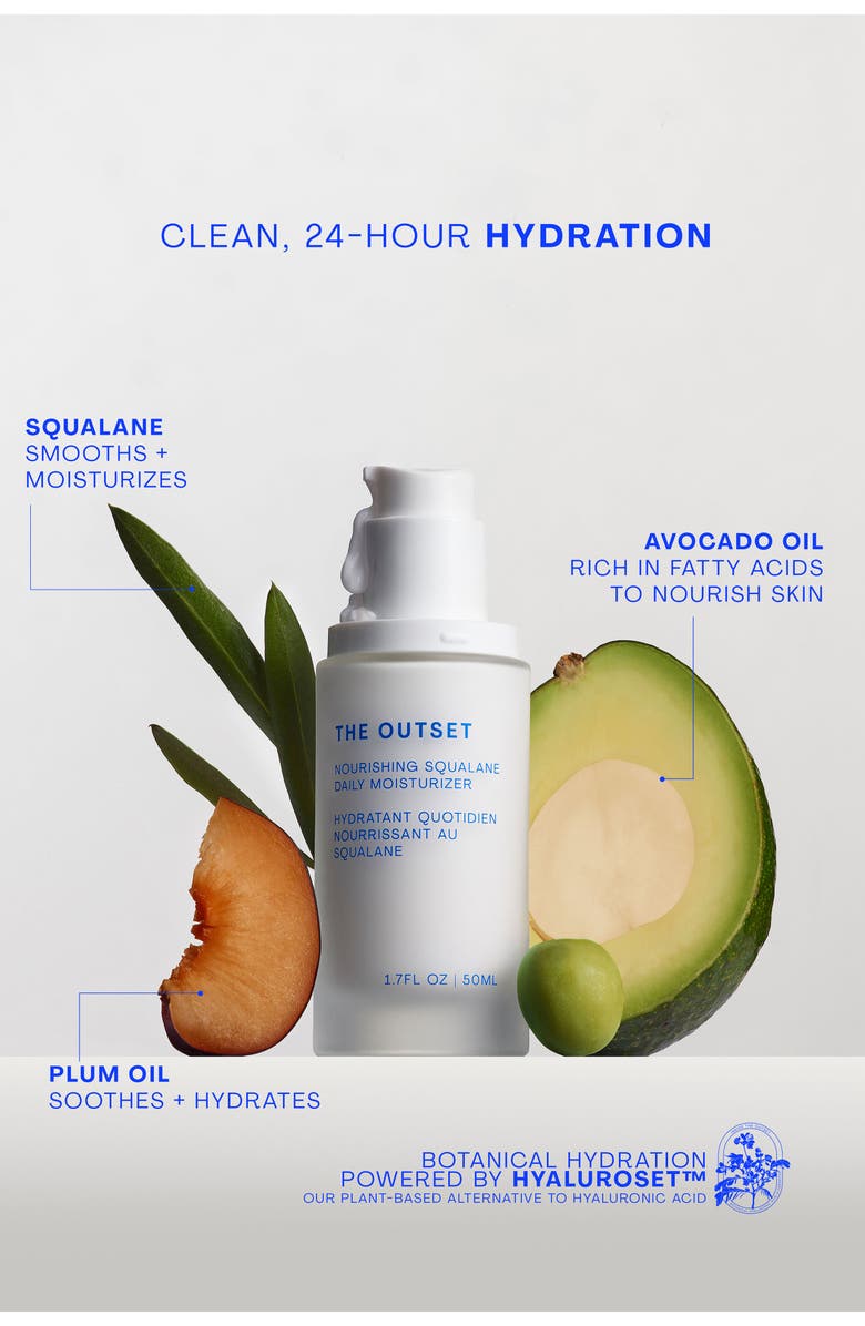 The Outset Nourishing Squalane Daily Moisturizer, Alternate, color, 