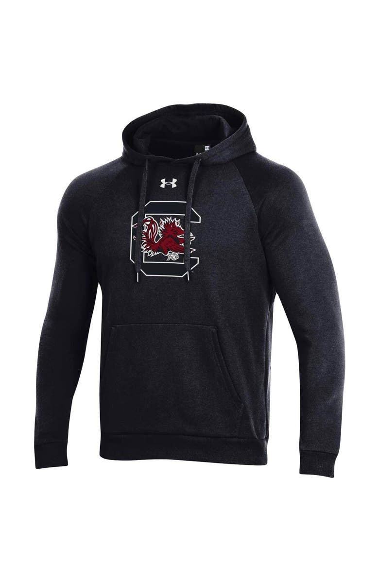 Under Armour Men's Under Armour Black South Carolina Gamecocks Primary School Logo All Day Raglan Pullover Hoodie, Alternate, color, 