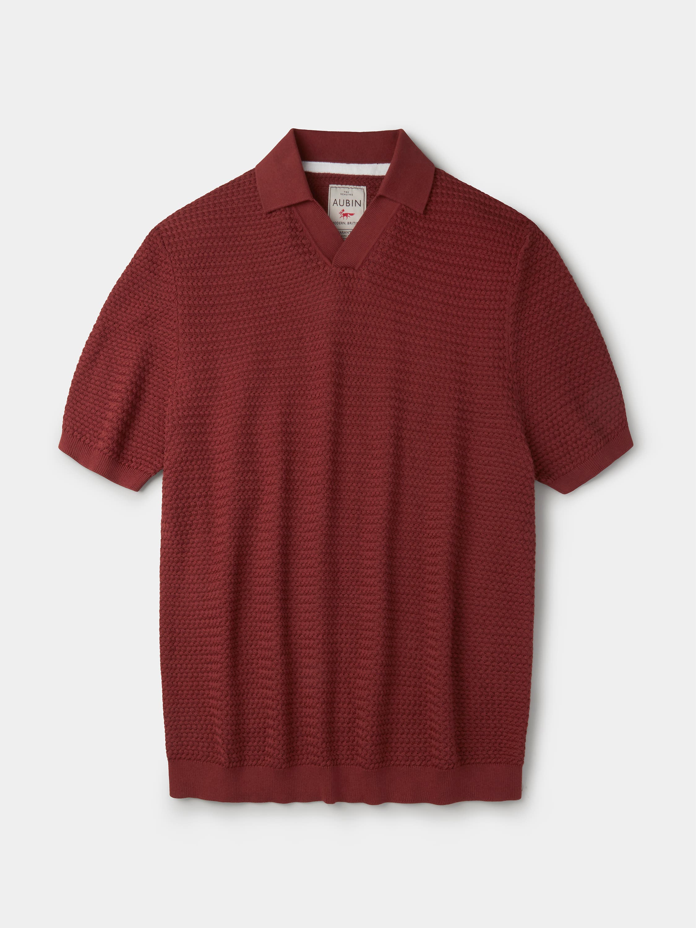 Alford Textured Cotton Polo Shirt - image 2