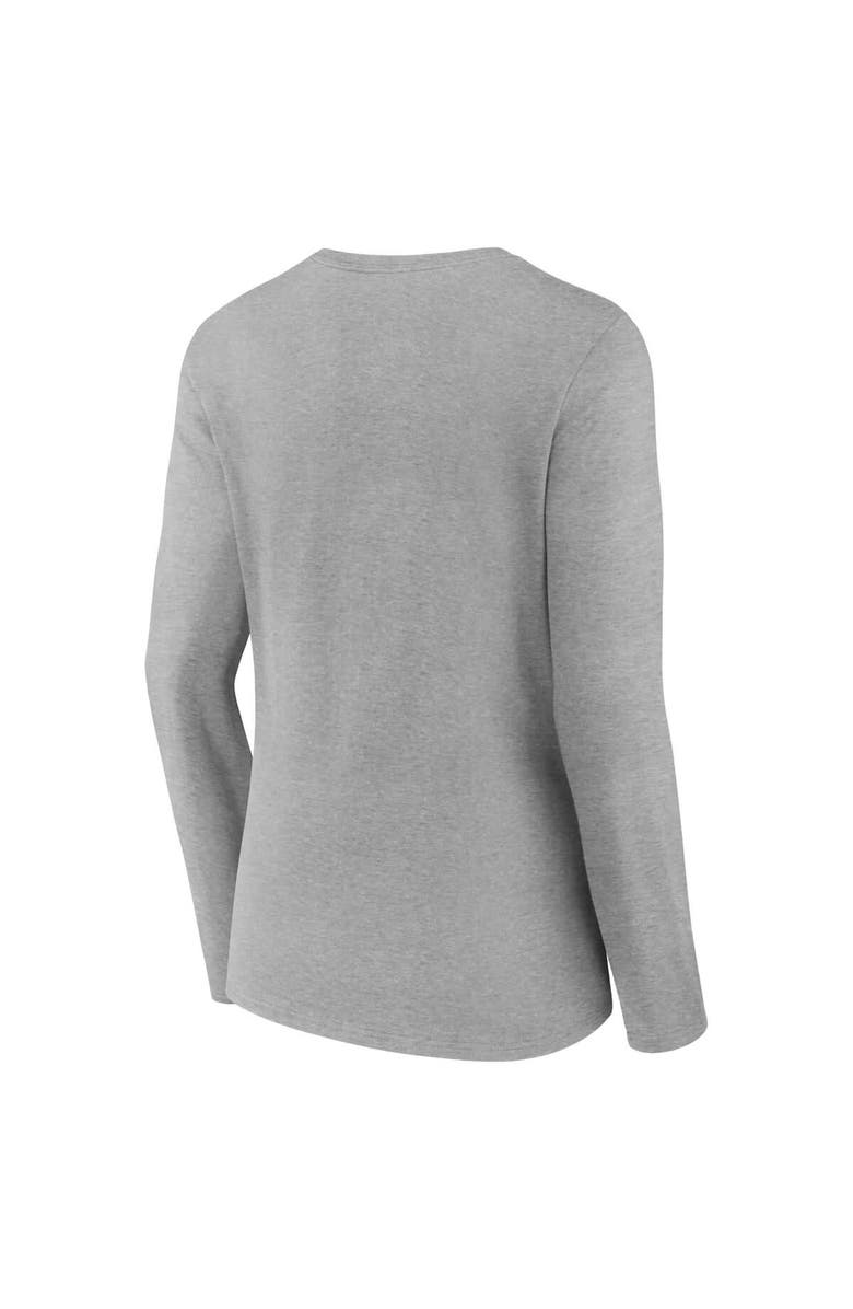 FANATICS Women's Fanatics Heather Gray Tampa Bay Buccaneers 2024 NFC South Division Champions Conquer Long Sleeve V-Neck T-Shirt, Alternate, color, 