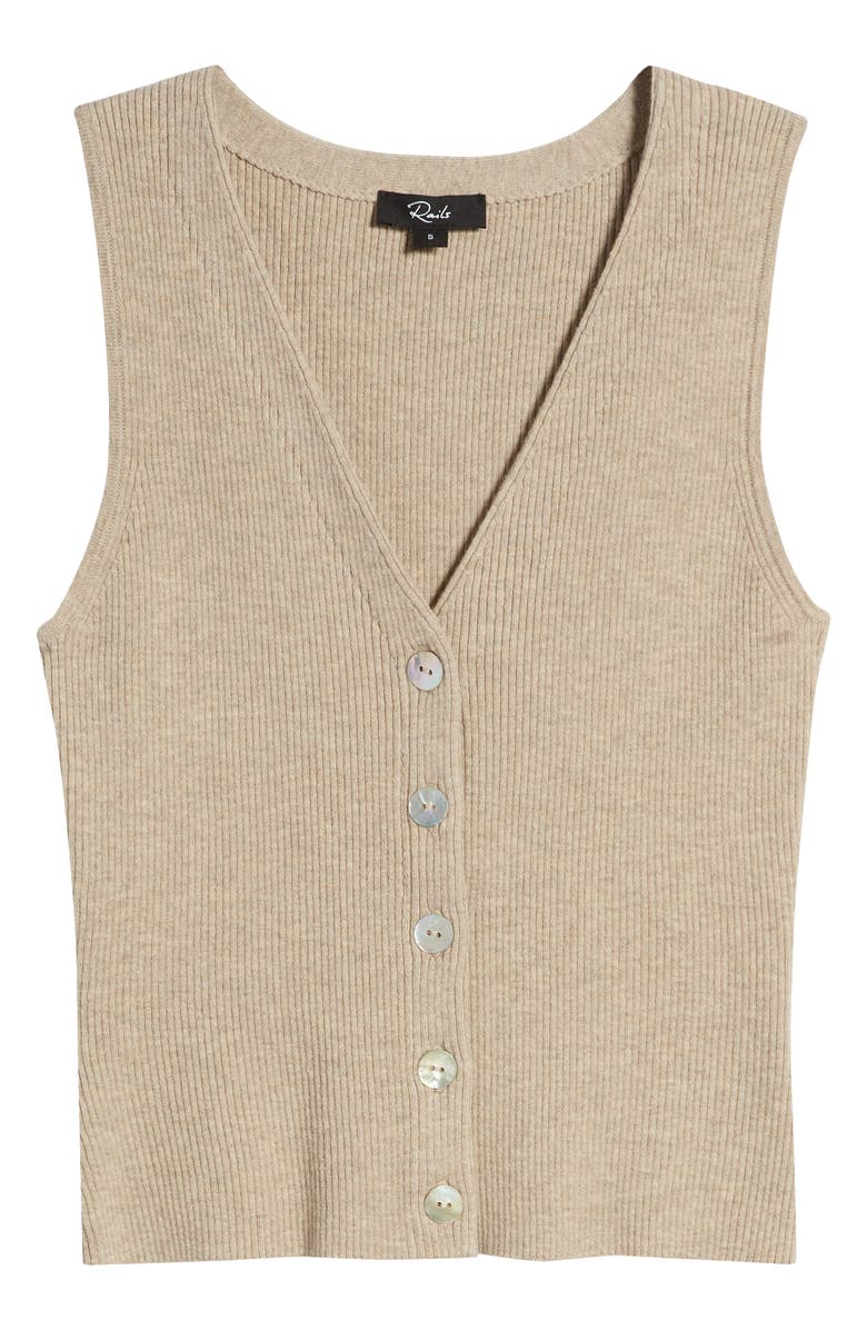 Rails Rose Rib Vest, Alternate, color, 