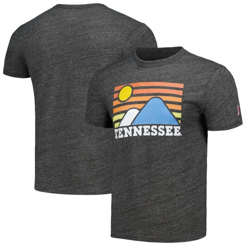 Men's League Collegiate Wear Heather Charcoal Tennessee Volunteers Hyper Local Victory Falls Tri-Blend T-Shirt