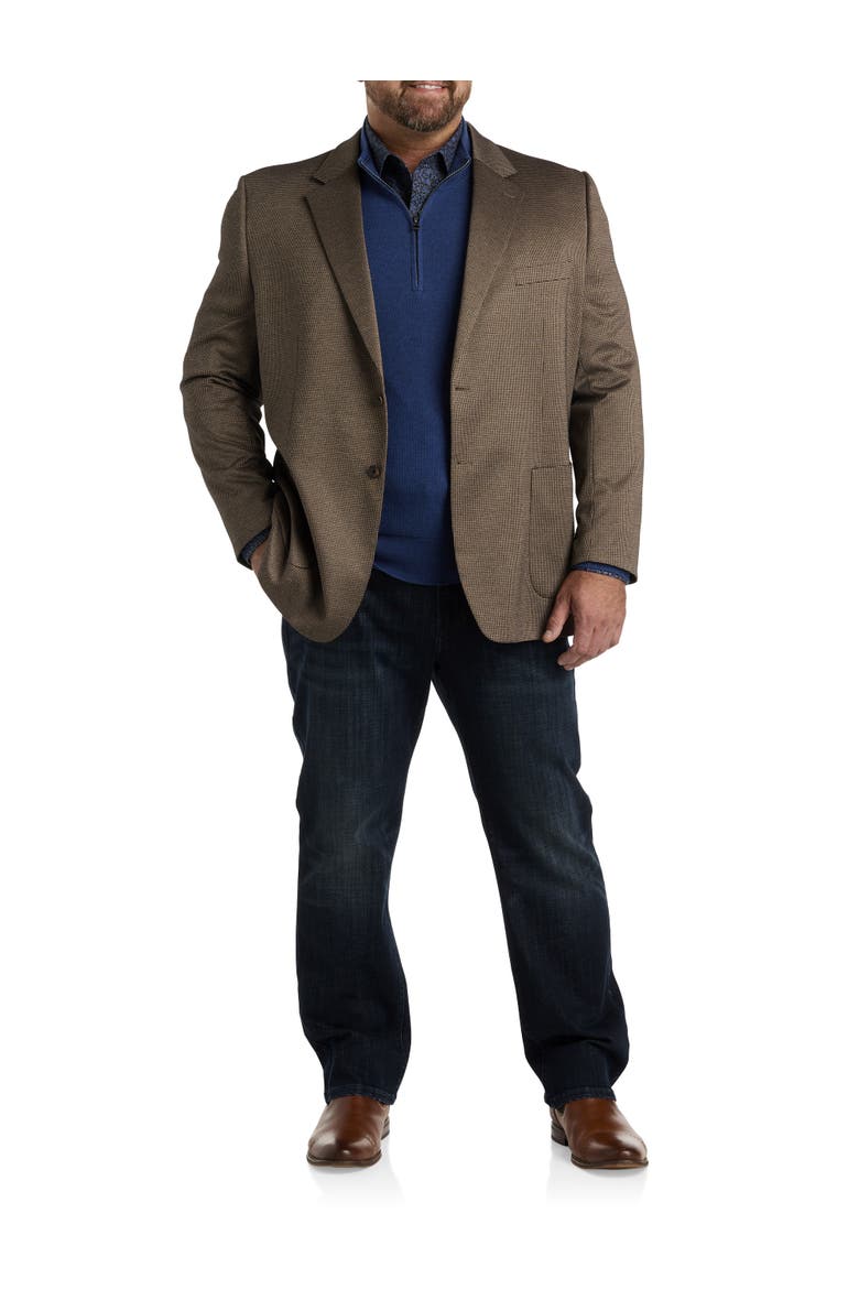 Houndstooth Sport Coat, Alternate, color, BROWN