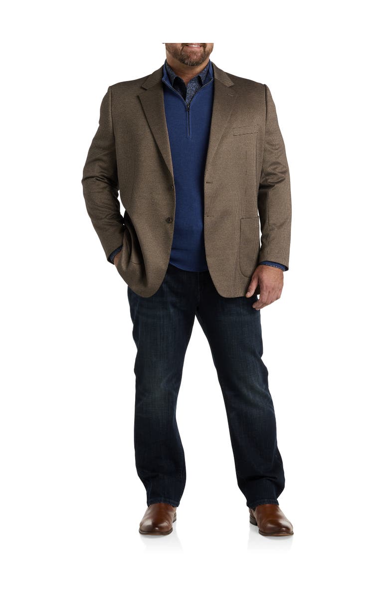 JV Reflex Houndstooth Sport Coat, Alternate, color, Brown