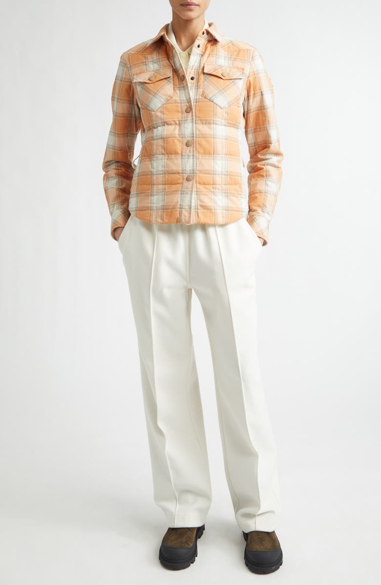 Moncler Grenoble Pintuck Track Pants, Alternate, color, White