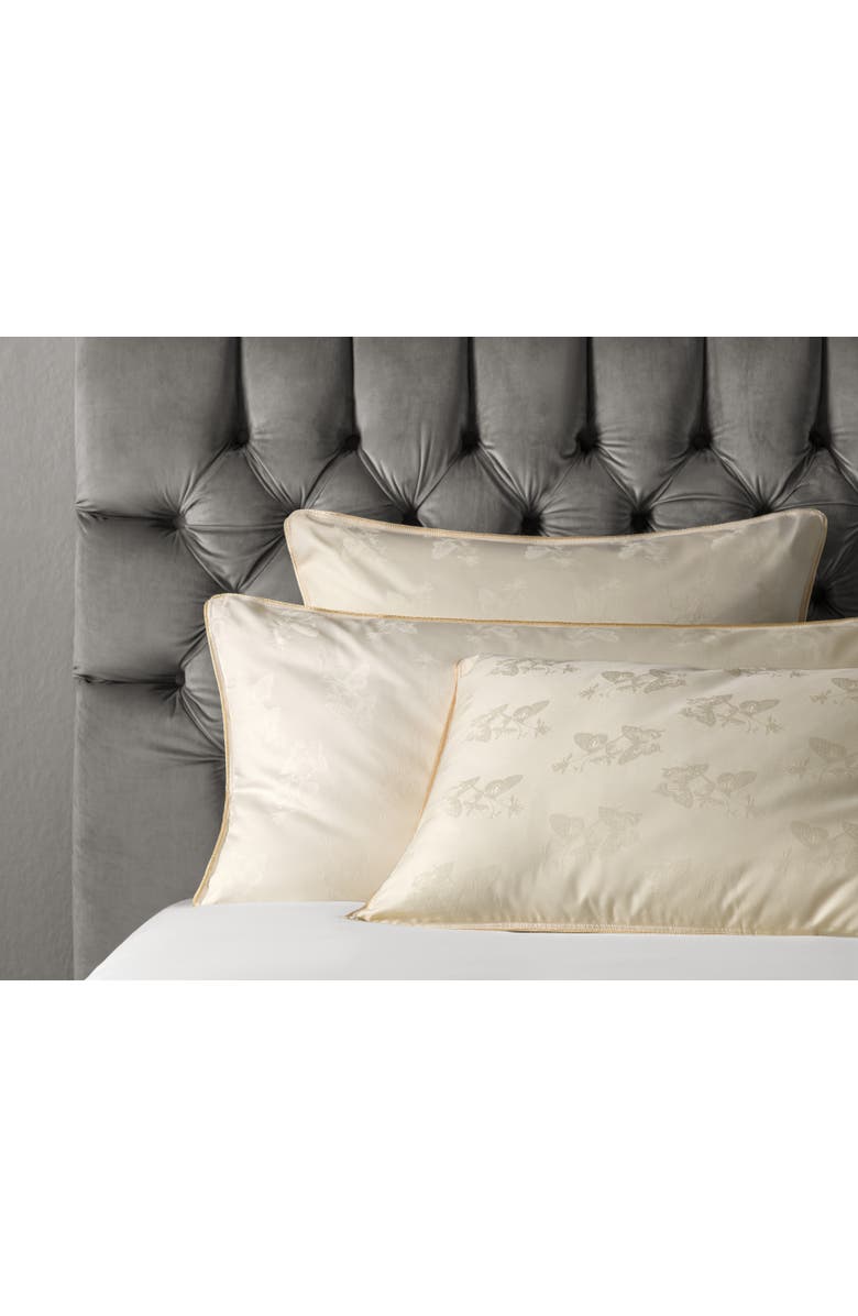 Togas Selena Tussah silk pillow, Alternate, color, White