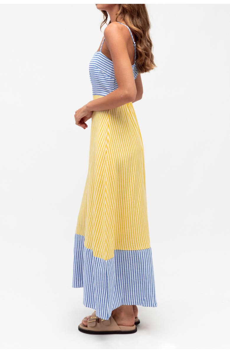 Label of Love Isabel Striped Dress, Alternate, color, Yellow