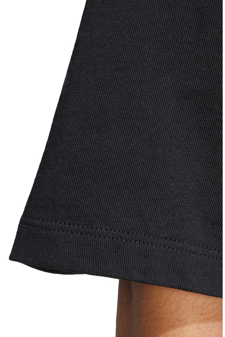 Essentials Lifestyle Trefoil Logo Cotton T-Shirt, Alternate, color, BLACK