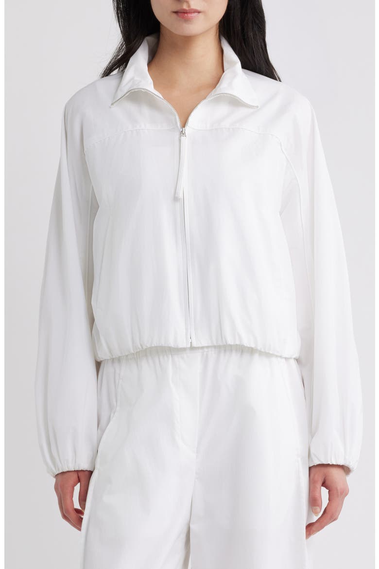 Cotton Blend Soft Shell Jacket, Alternate, color, WHITE