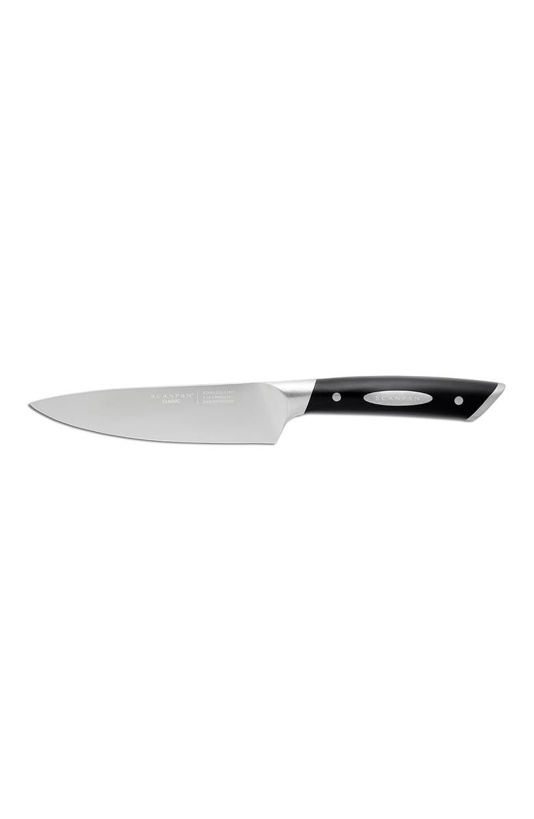 Scanpan Classic 6-Inch Chef's Knife, Main, color, Silver