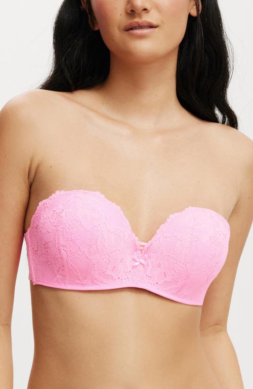 COTTON ON BODY EVERYDAY LACE STRAPLESS PUSH UP 2 BRA