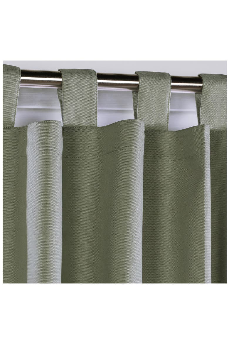 Indoor Cotton Panel Curtain, Alternate, color, SAGE