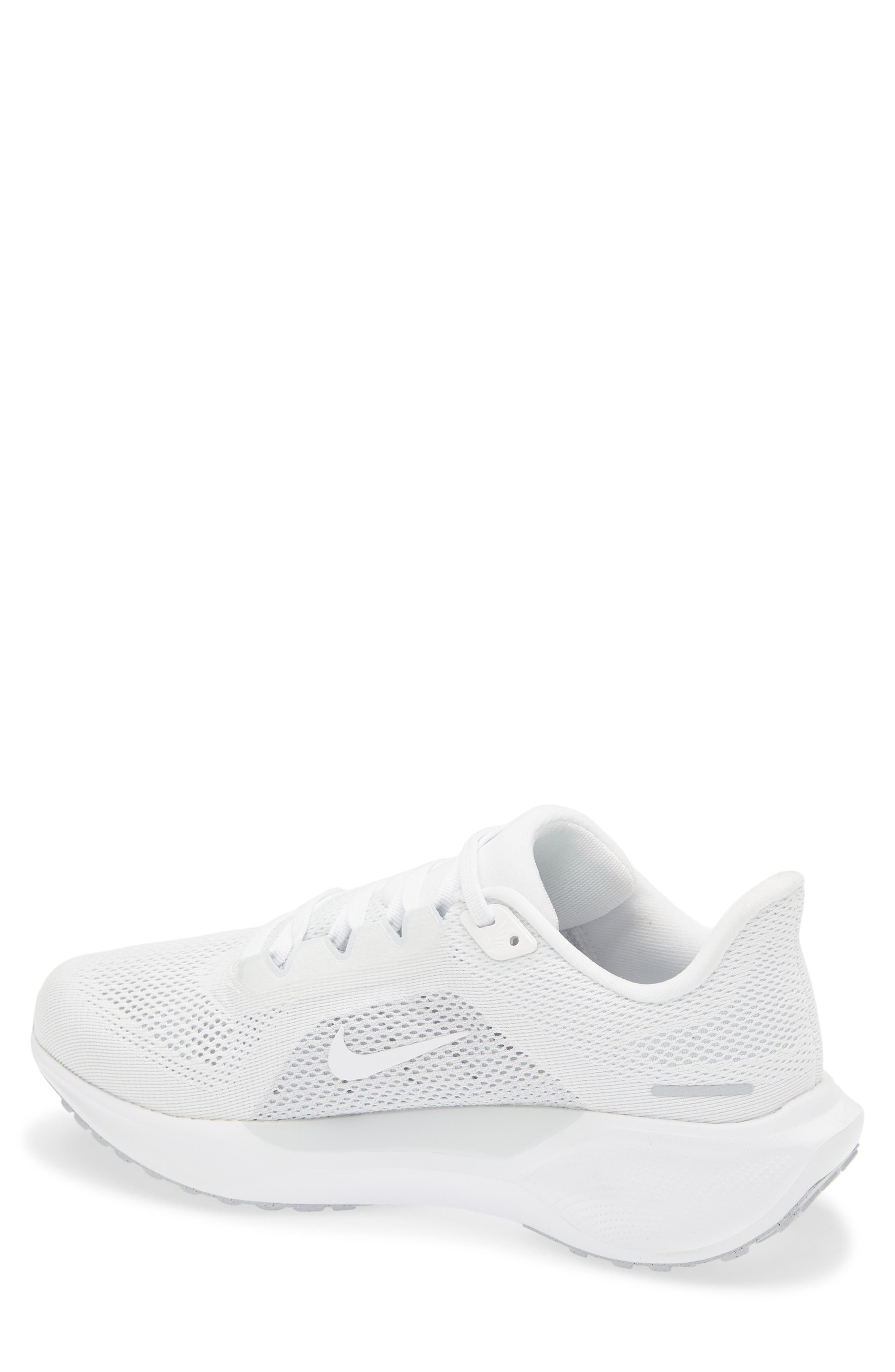Nike Air Zoom Pegasus 41 Running Shoe, Alternate, color, White/ Platinum/ Silver/ White
