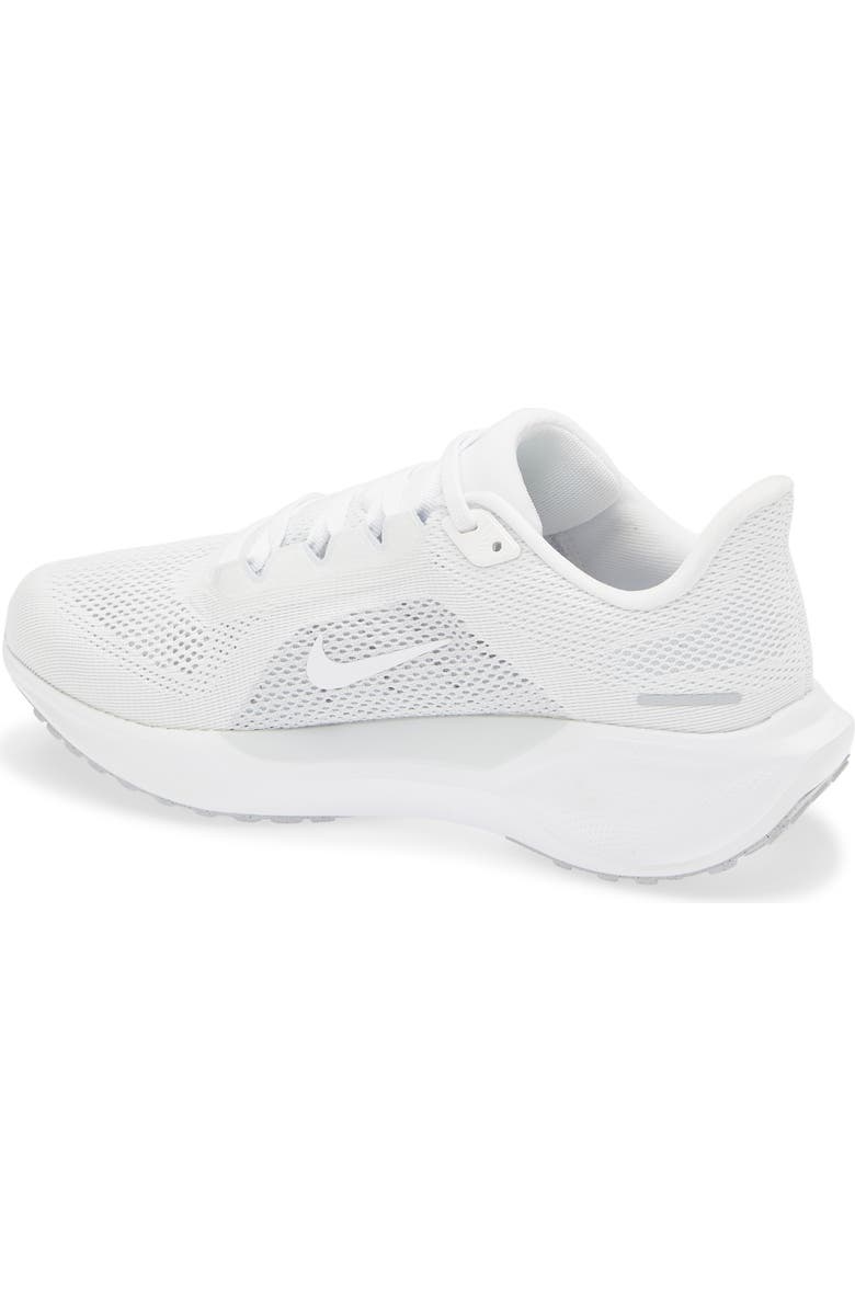 Nike Air Zoom Pegasus 41 Running Shoe, Alternate, color, White/ Platinum/ Silver/ White