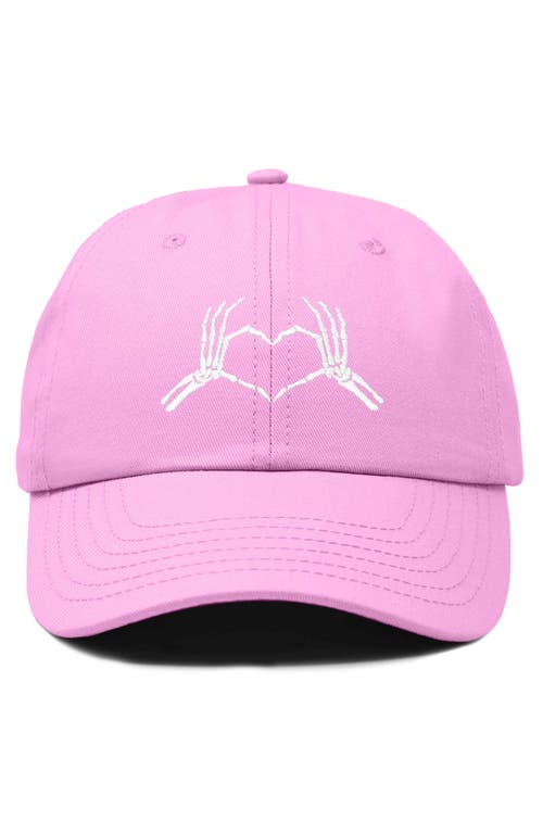 DALIX DALIX SKELETON HEART EMBROIDERED DAD HAT