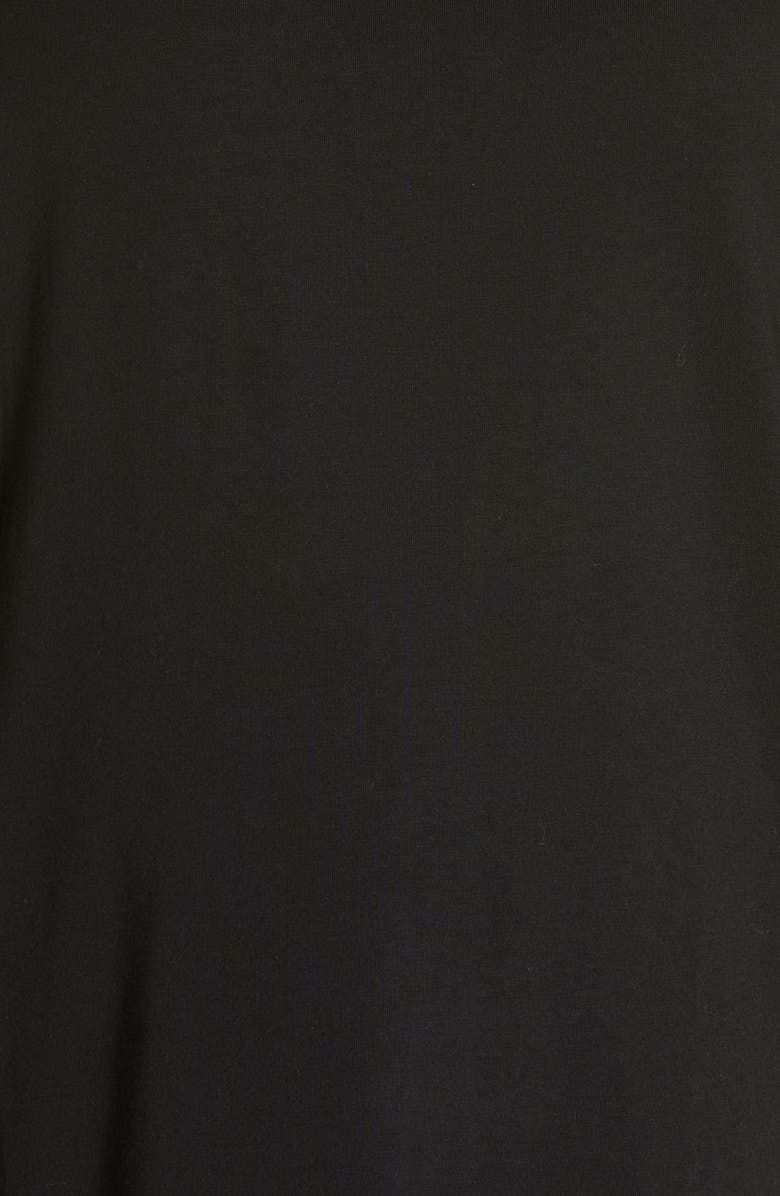 Eileen Fisher Zip Hem Stretch Organic Cotton Tunic Top, Alternate, color, 