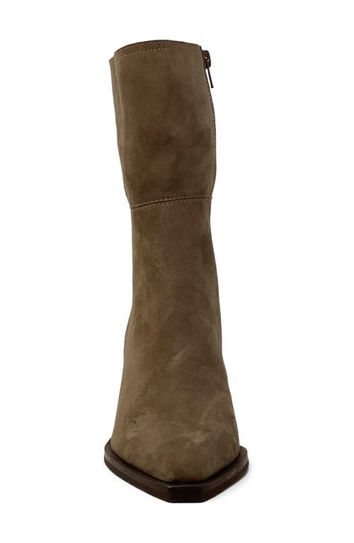 Shushop Venice Block Heel Bootie In Brown