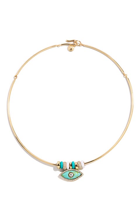 Evil Eye Collar Necklace