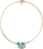 BaubleBar Evil Eye Collar Necklace