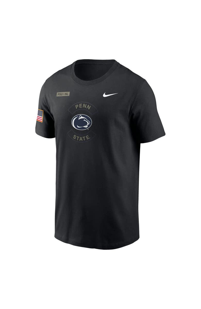 Nike Men's Nike Black Penn State Nittany Lions 2025 Military Appreciation Performance T-Shirt, Alternate, color, Black