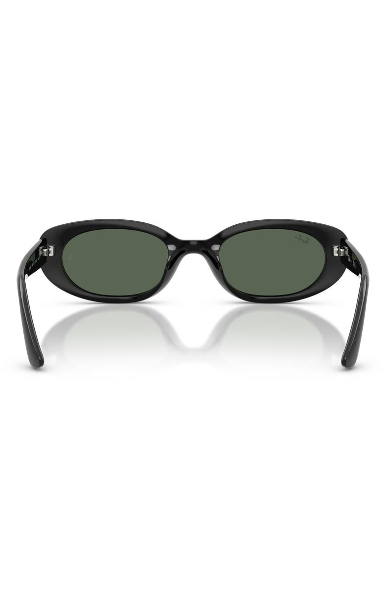 Ray-Ban 53mm Pillow Sunglasses, Alternate, color, Black / Dark Green