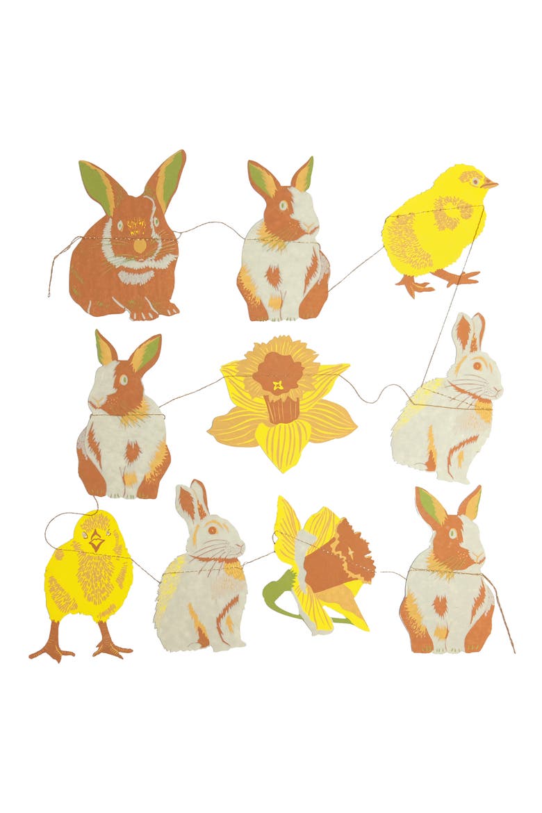 No. 24 Rabbits Garland, Main, color, NO COLOR