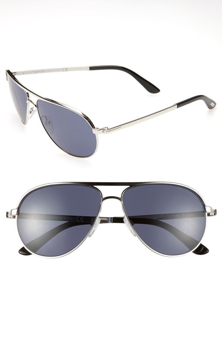 TOM FORD Marko 58mm Sunglasses, Main, color, 