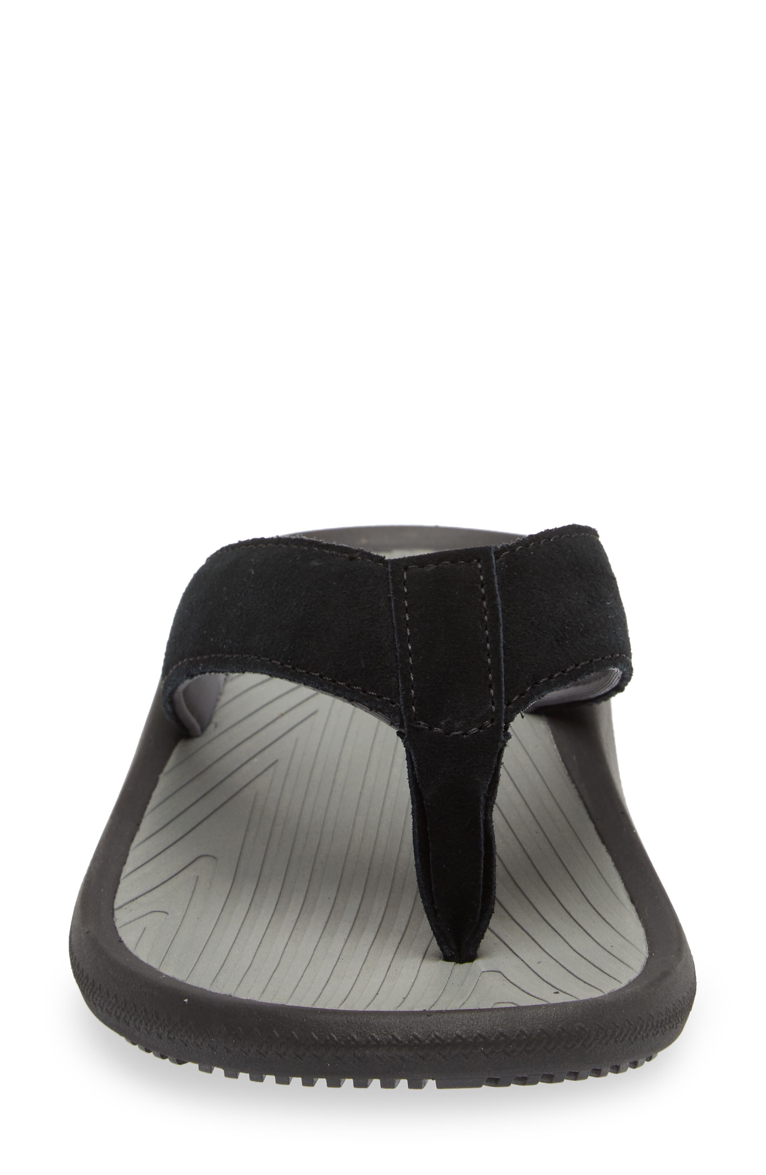 Brookside II Flip Flop, Alternate, color, BLACK