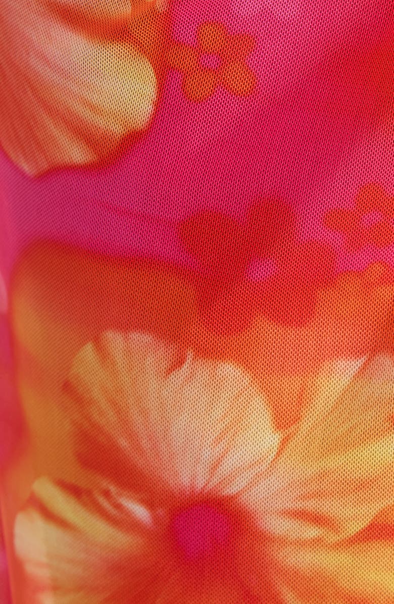 Kulani Kinis Split Mesh Maxi Cover-Up Skirt, Alternate, color, Samba Baby