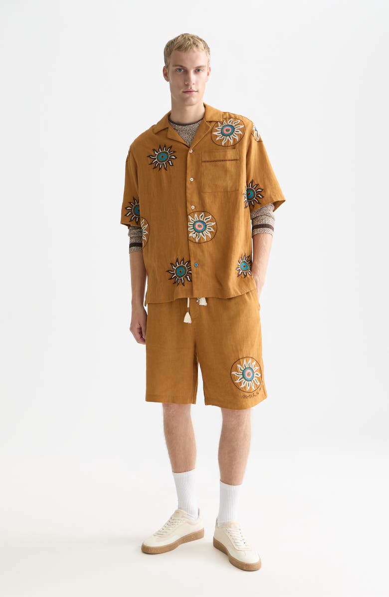 Scotch & Soda Wide Fit Bermuda Shorts, Alternate, color,