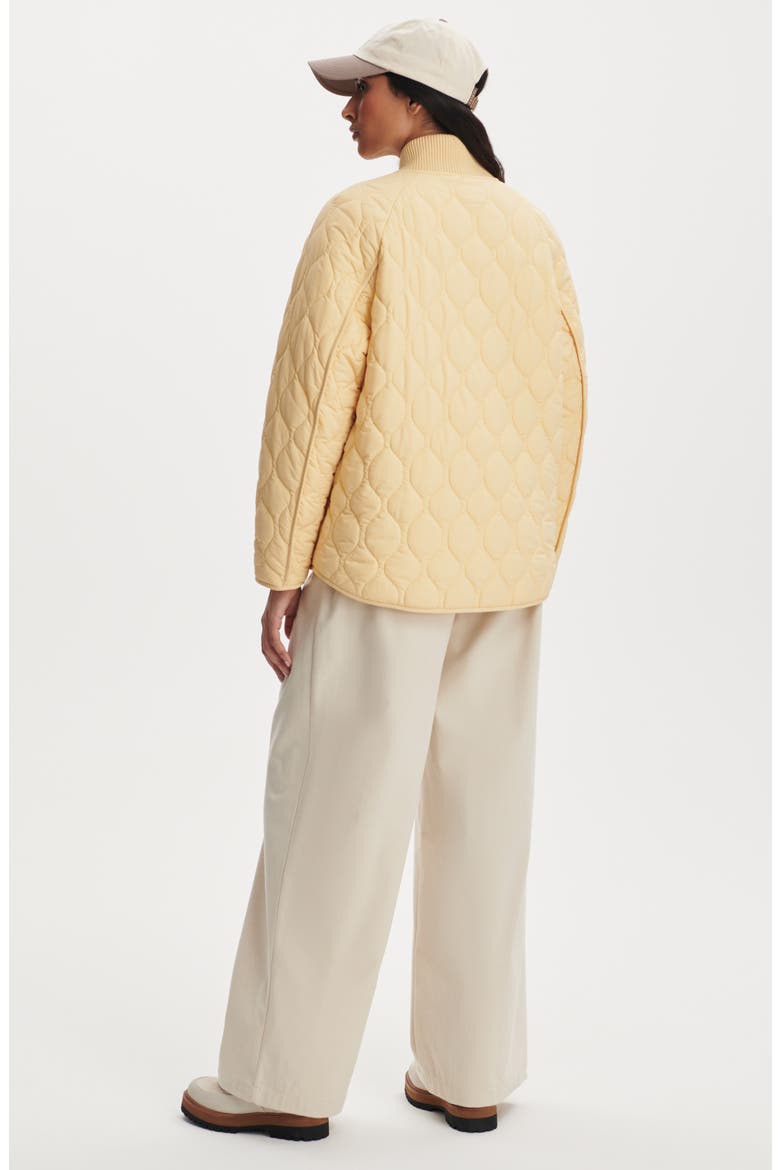 Luca Quilted Jacket, Alternate, color, REED YELLOW