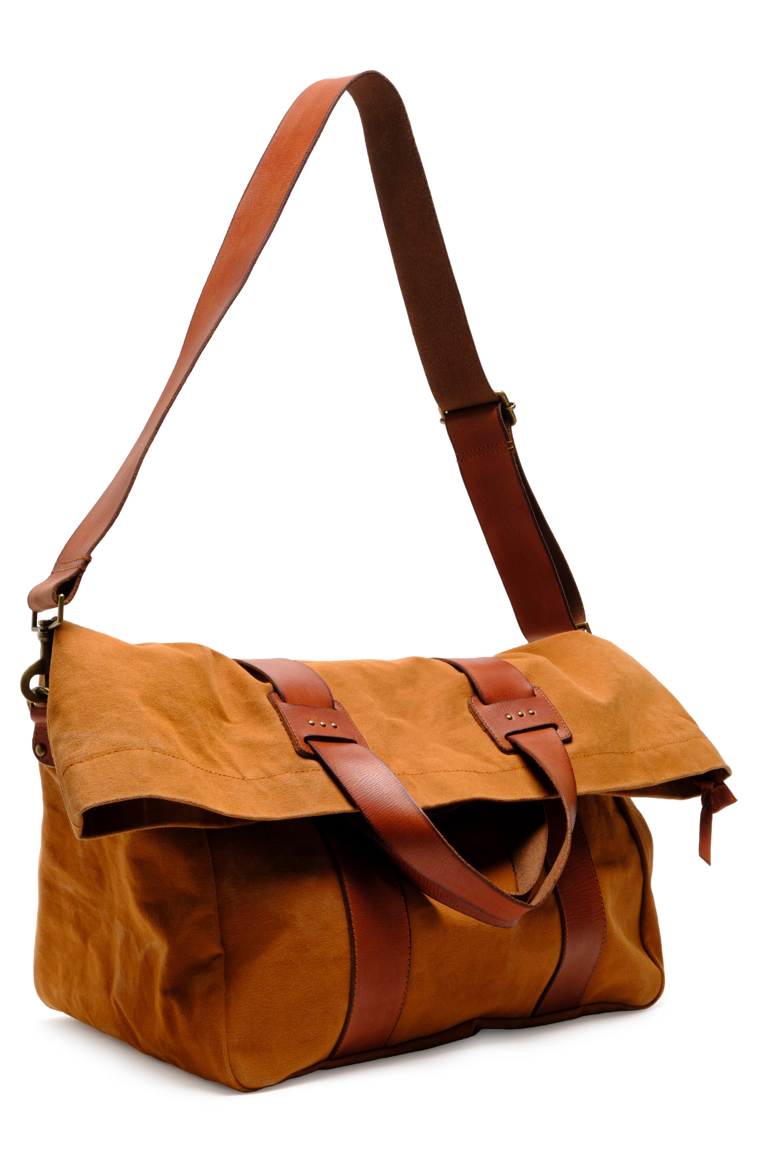 Free People Canvas Weekend Bag, Alternate, color, 