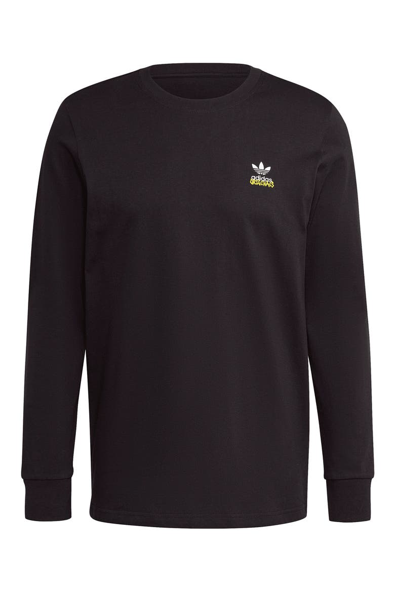 Unite Long Sleeve Graphic Tee, Alternate, color, BLACK