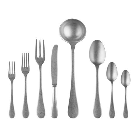 Vintage Pewter Flatware Set - 43 Pieces