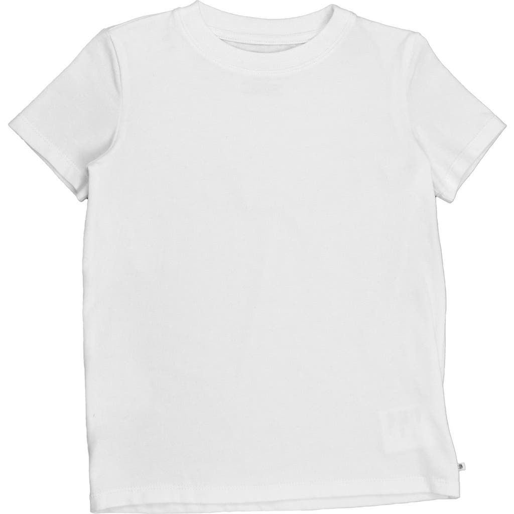 Rufflebutts Boys Short Sleeve Basic Tee In White