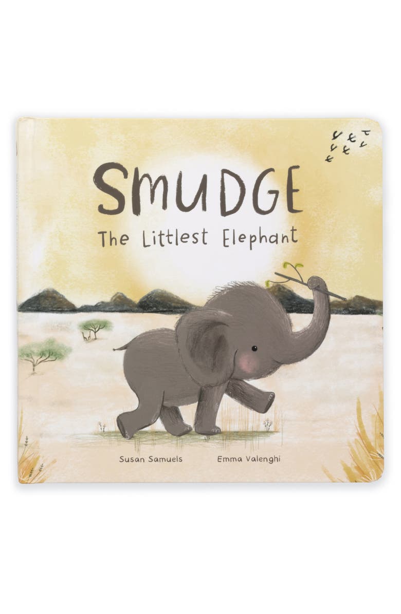 Jellycat 'Smudge The Littlest Elephant' Book, Main, color, Multi
