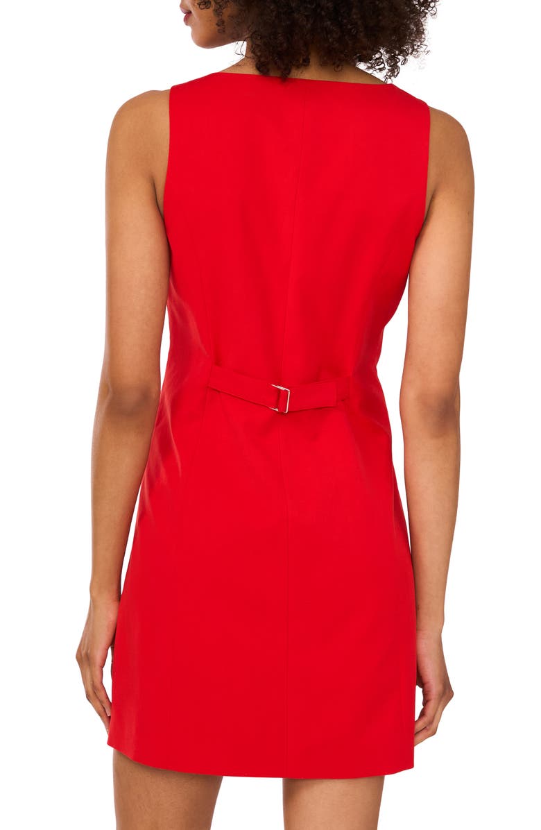 1.STATE Belted Sleeveless Minidress, Alternate, color, Goji Berry