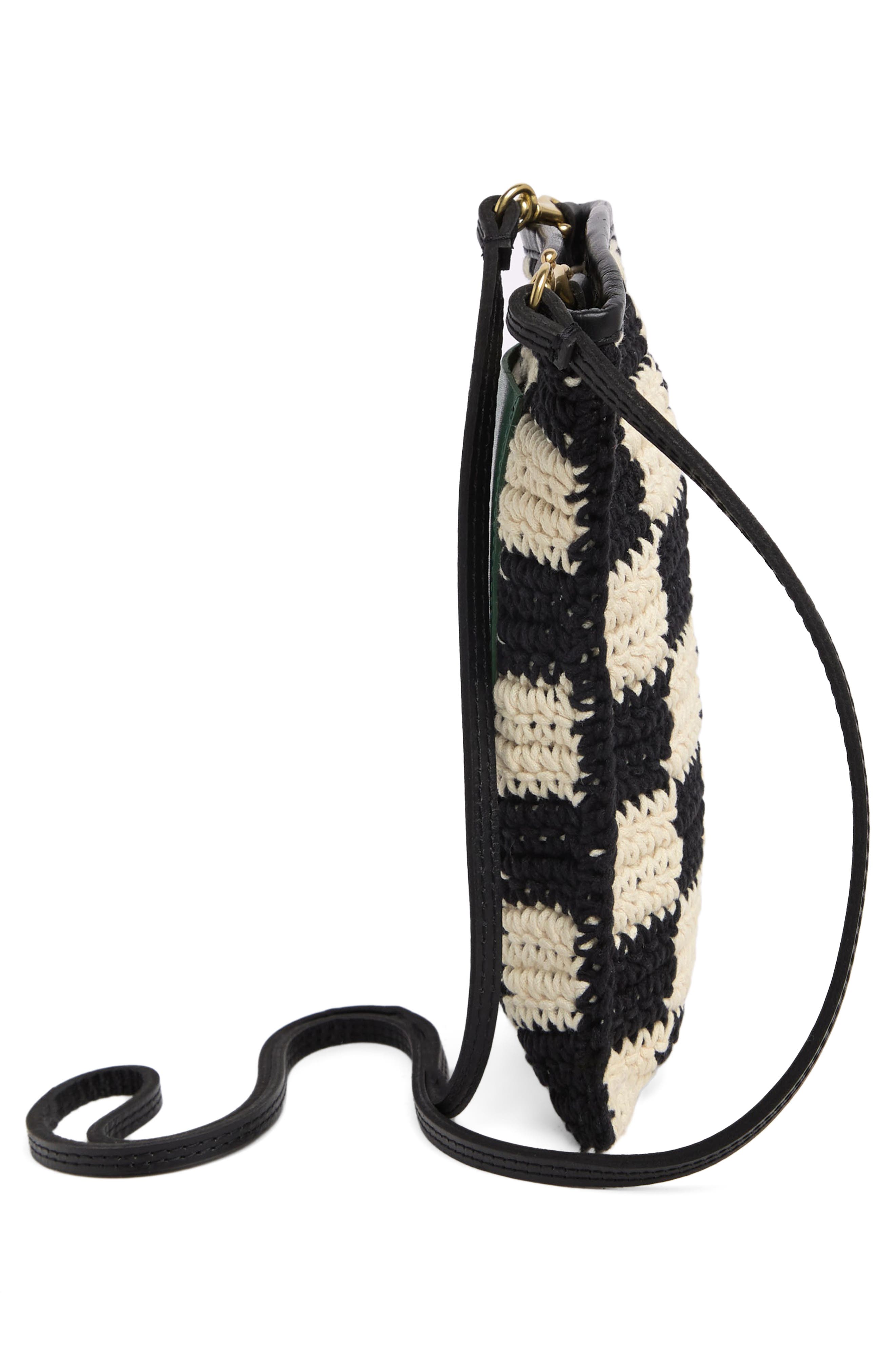 Clare V. Poche Knit Crossbody Bag, Alternate, color, 