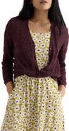 Seasalt Cornwall Sweet Day Pointelle Organic Cotton Cardigan