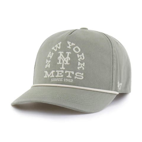 Men's '47  Olive New York Mets Canyon Ranchero Hitch Adjustable Hat