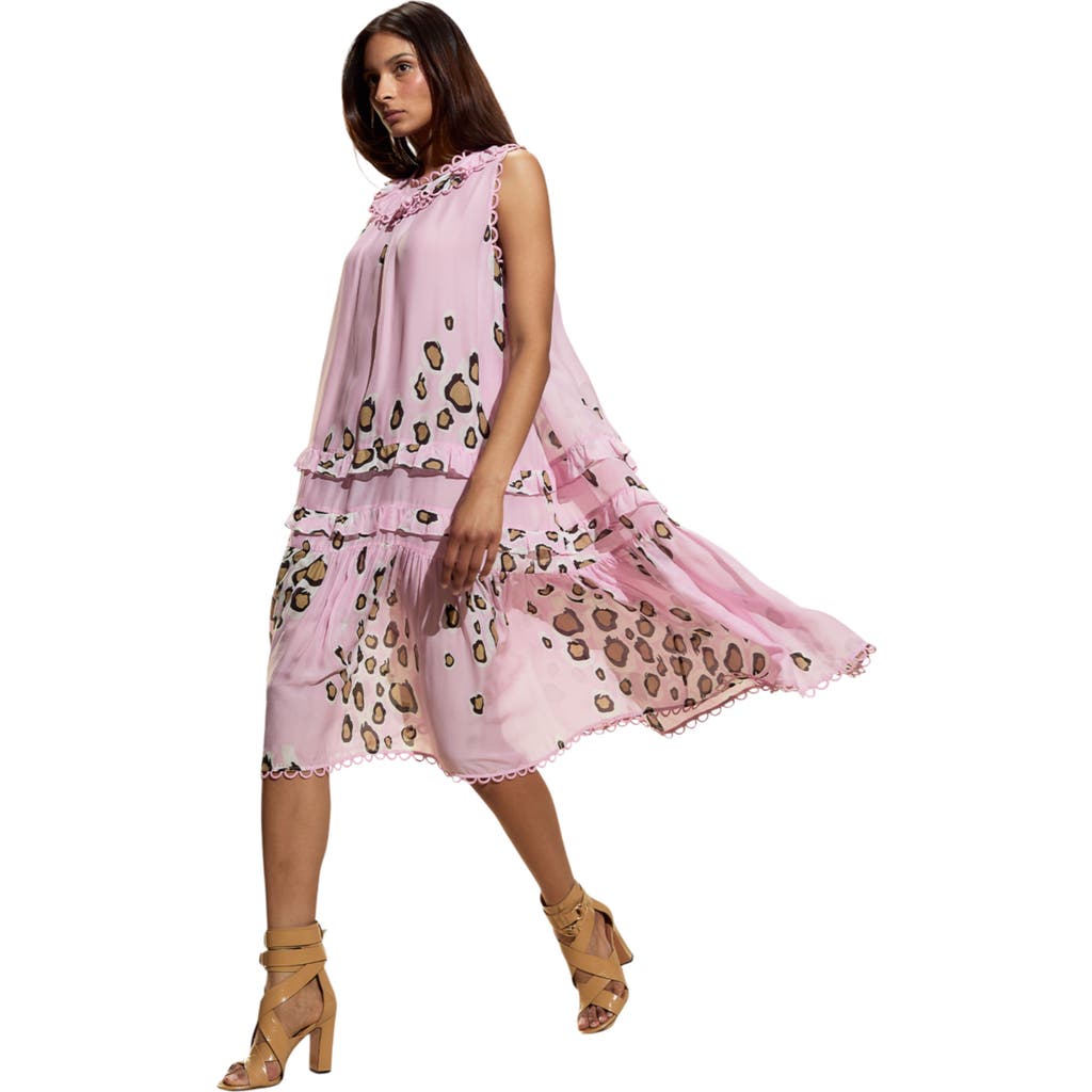 Cynthia Rowley Amalfi Sleeveless Midi Dress in Pink Gold  product