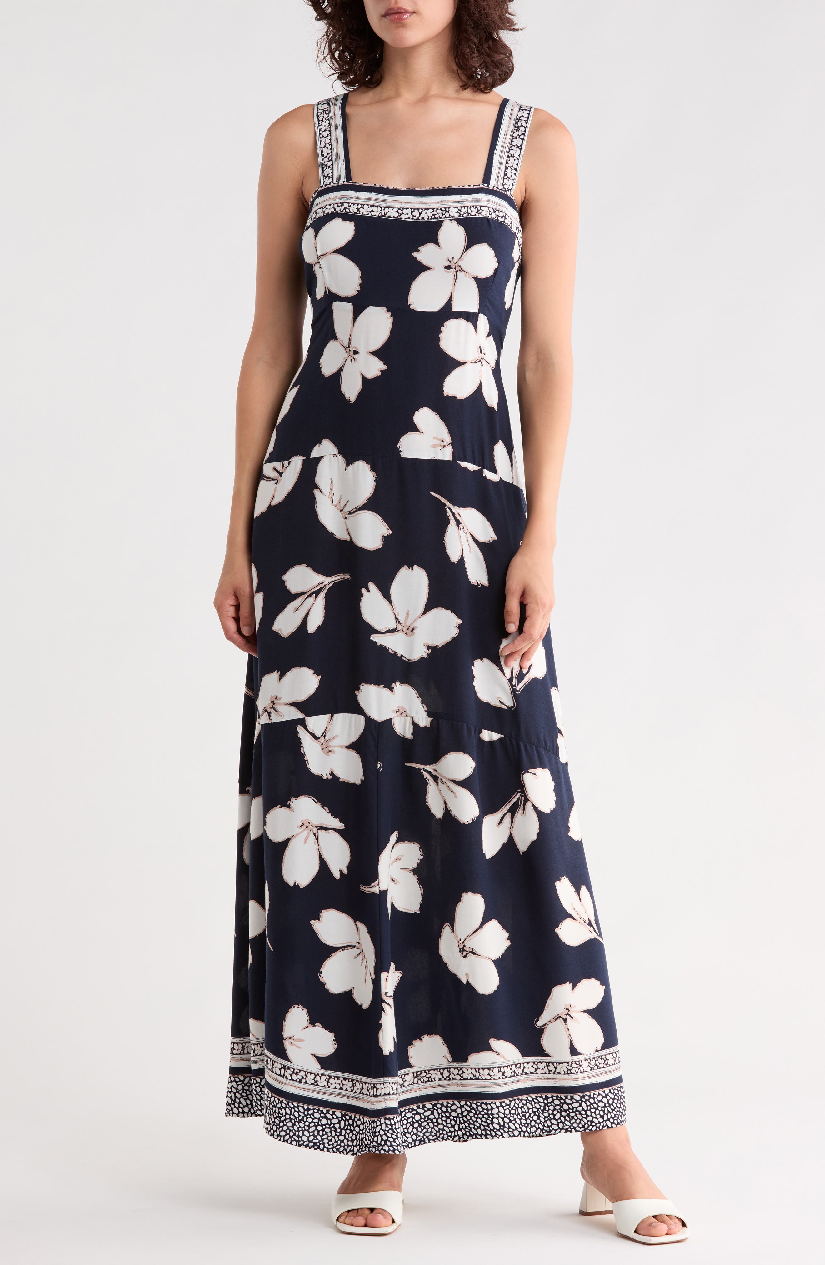 Wide Strap Maxi Dress