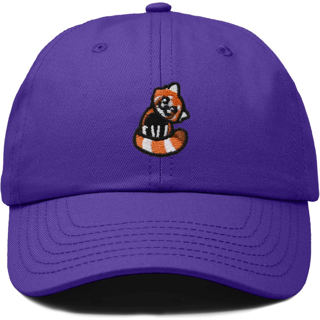 DALIX DALIX RED PANDA EMBROIDERED DAD HAT