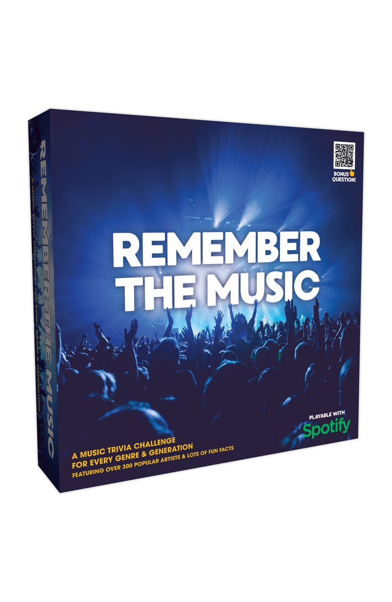 Longshore Remember The Music Game Music Trivia, Ages 8+, Main, color, Multicolored