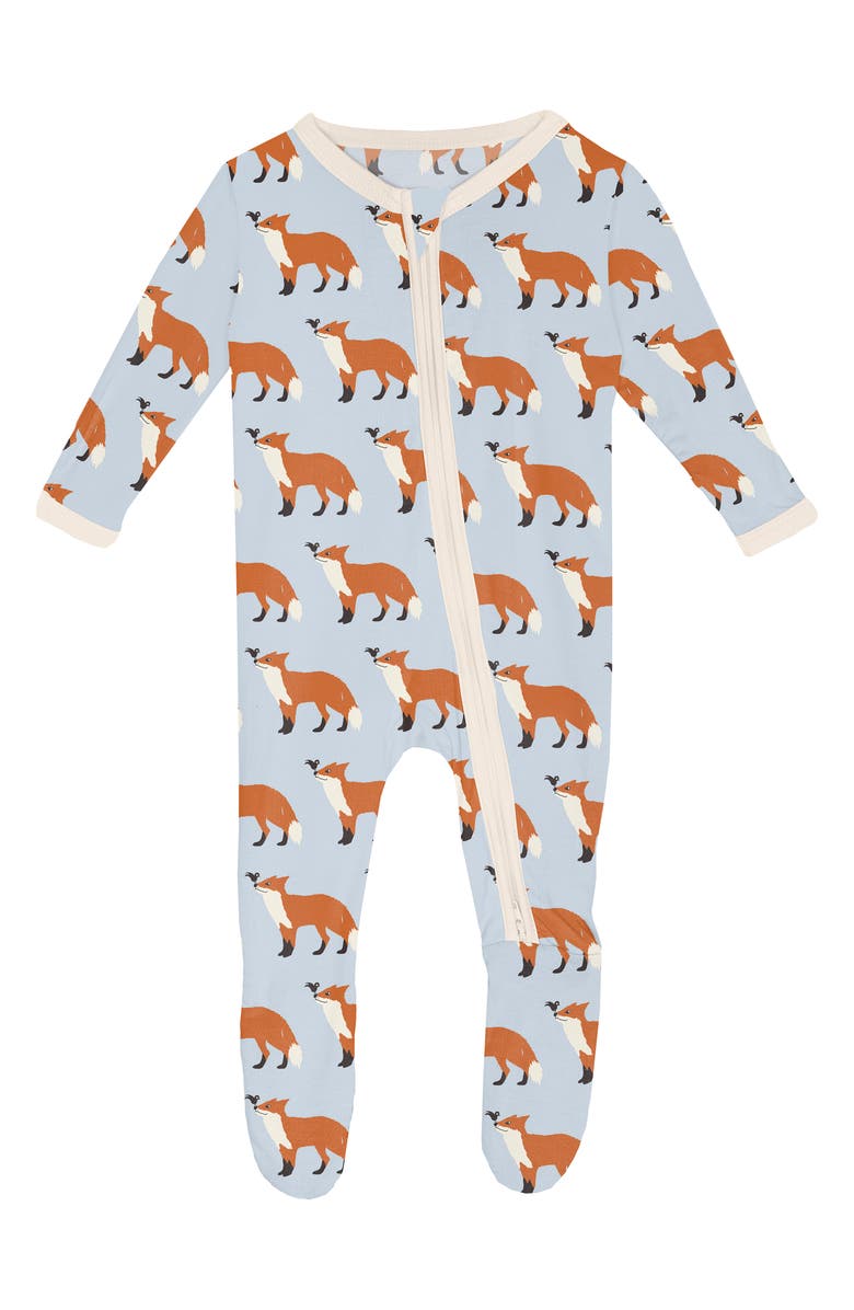 KicKee Pants Print Fitted One-Piece Pajamas, Main, color,