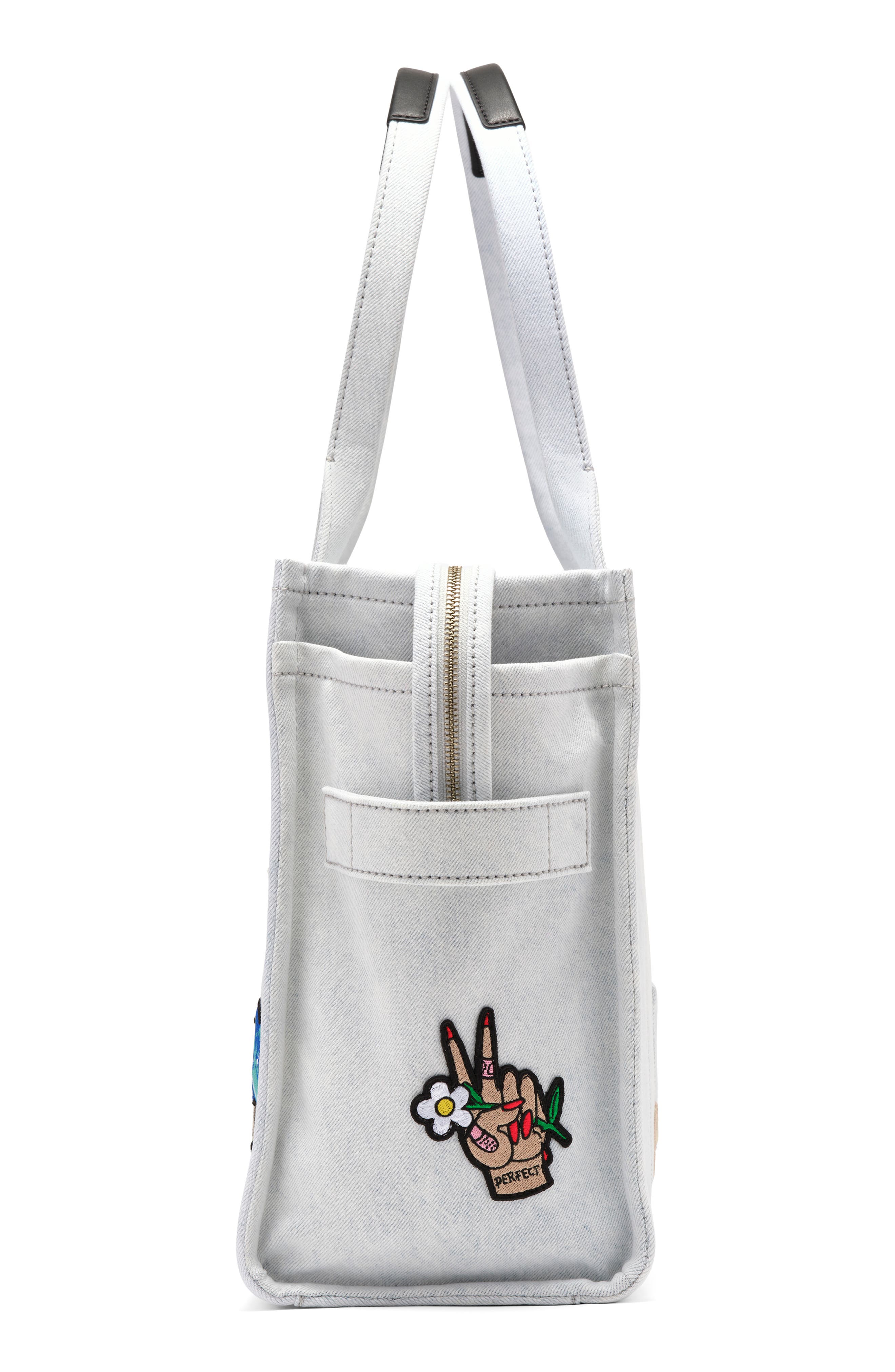 Marc Jacobs THE LARGE TOTE, Alternate, color, Light Wash