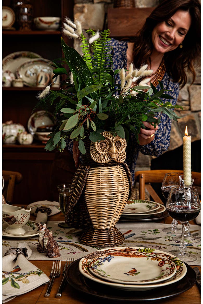 Devon Will Owl Vase, Alternate, color, BROWN