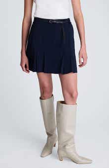 Kenneth Cole Pleat Miniskirt