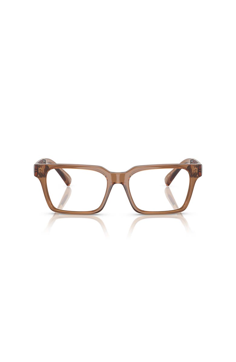 Armani Exchange 54mm Square optical glasses, Alternate, color, Brown