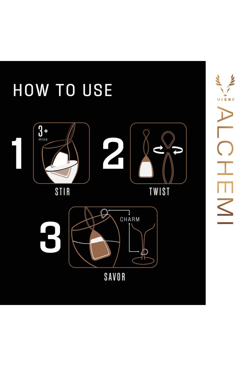 Alchemi Wine Purifiers Set of 3, Alternate, color, Silver